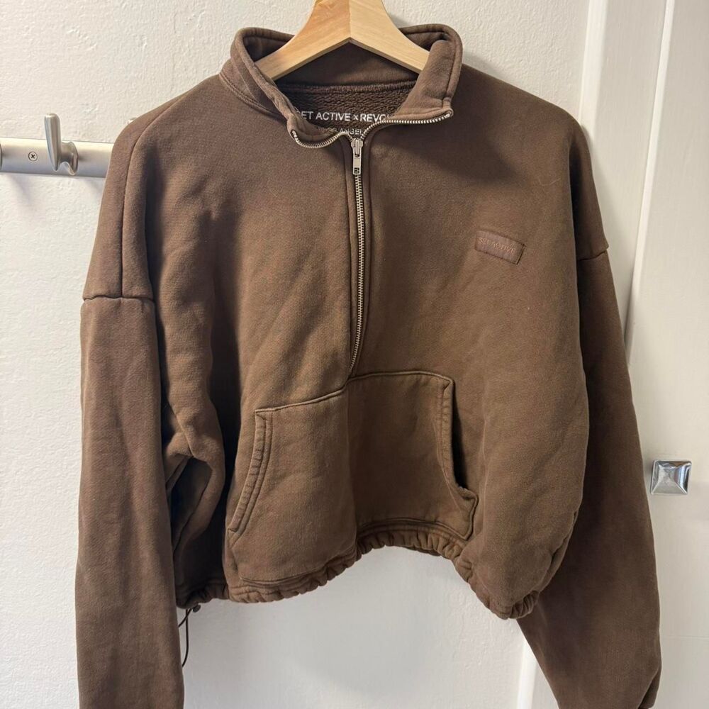 Set Women's Brown Crop-top
